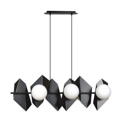 Lustra DRIFTON 6 BLACK 636/6 Emibig– iluminare puternică pentru living și open-space